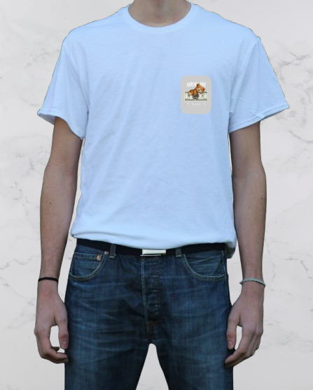 "SHOW ME" T- Shirt weiss & schwarz