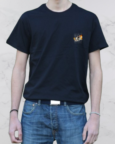 "IT'S NOT THE MONEY THAT MATTERS" T- Shirt weiss & schwarz